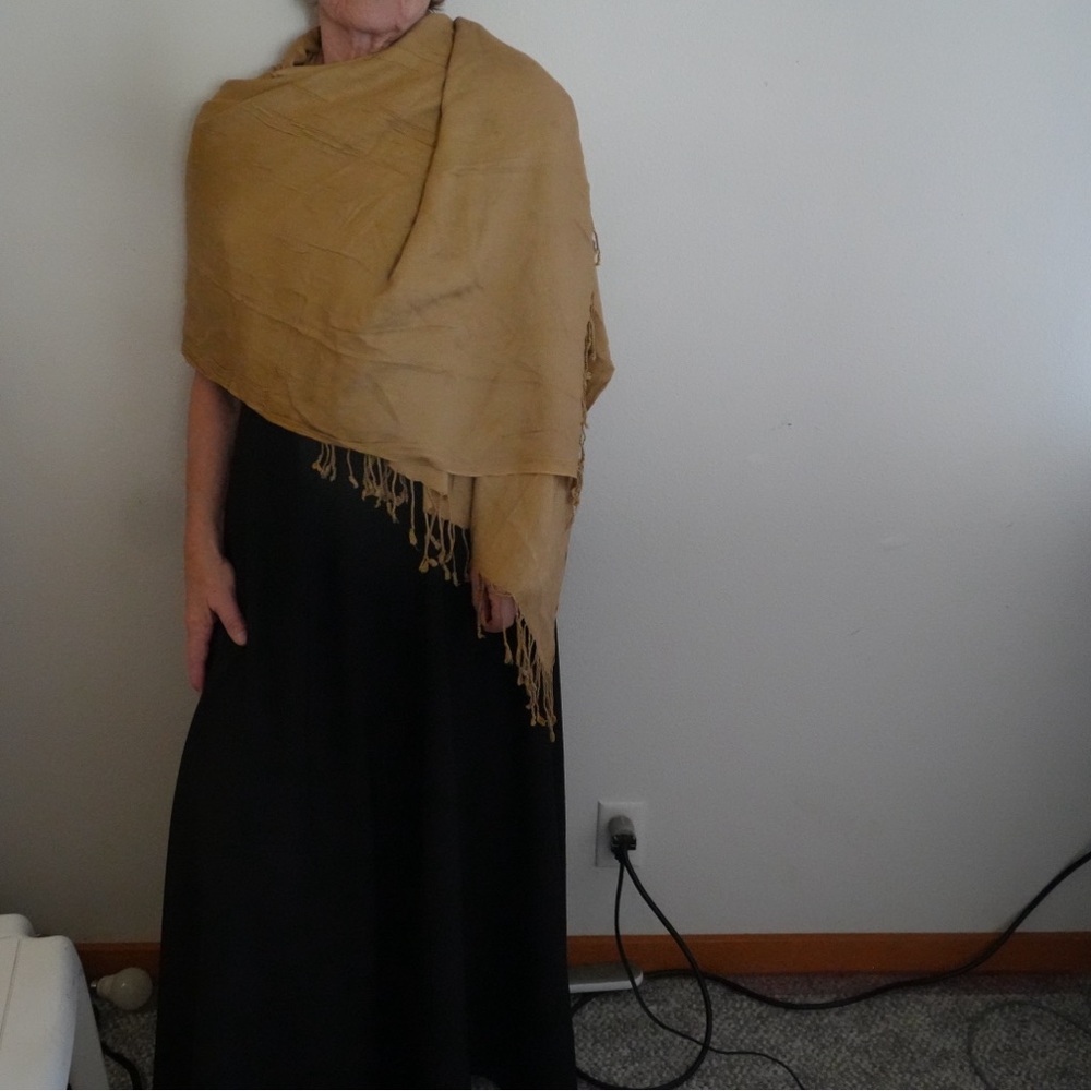 Elegant Tan Shawl for Women